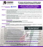 La política exterior de México frente a los cambios geopolíticos globales y un sistema internacional complejo